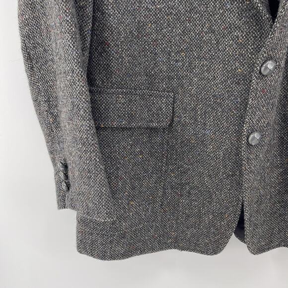 Vintage Cambridge Classic 100% wool tweed two button single vent sport coat 44R - Picture 3 of 7
